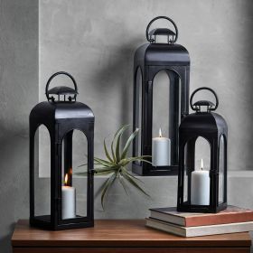 Better Homes & Gardens Black Metal Lantern Candle Holder