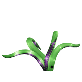 2 Pack Halloween Inflatable Octopus Tentacles Outdoor Decorations, Blow Up Hanging Decoration With Built-in LED Lights, Striking Window Decor For (Option: Default title)