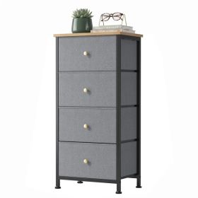 4-drawer storage cabinet - suitable for bedrooms, living rooms, and wardrobes (Option: BLUE)