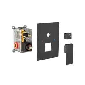 2 Way Outlet Function Solid Brass Shower Diverter Valve Mixer Rough-In Shower Handle Valve Kit Replacement (Option: As picture)